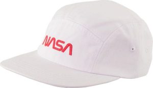 K1X x NASA Biała Czapka Sportowa - Unisex, Oddychająca. Białe czapki K1X, bez wzorów, z materiału, sportowe. Za 144,99 zł.