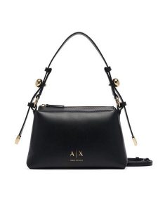 Armani Exchange Torebka XW002990 AF26452 UC001 Czarny. Czarne torebki klasyczne Armani Exchange, bez wzorów, ze skóry, bez dodatków. Za 614,99 zł.