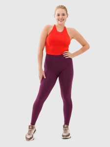 Les Lunes Legginsy sportowe "Luna" w kolorze fioletowym rozmiar: XXS. Różowe legginsy Les Lunes, xxs, bez wzorów, z podwyższonym stanem, outdoorowe. Za 173,99 zł.