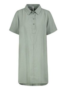 Sublevel Sukienka koszulowa w kolorze zielonym rozmiar: XL. Zielone sukienki Sublevel, na co dzień, xl, bez wzorów, bez kołnierzyka, bez ramiączek, midi, koszulowe. Za 158,10 zł.
