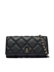 Tommy Hilfiger Torebka Th Feminine Wallet On Chain AW0AW18795 Czarny. Czarne listonoszki TOMMY HILFIGER, bez wzorów, ze skóry, bez dodatków. Za 409,99 zł.