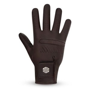 Rękawica golfowa Siroko Fescue Dark Brown Right. Brązowe rękawiczki SIROKO, bez wzorów, ze skóry. Za 97,00 zł.
