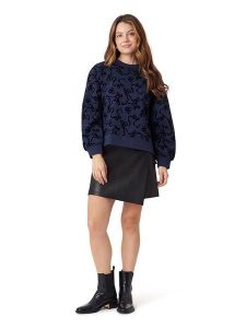 Scotch & Soda Bluza w kolorze granatowo-czarnym rozmiar: M. Niebieskie bluzy Scotch & Soda, m, bez wzorów, z bawełny, bez kaptura. Za 187,99 zł.