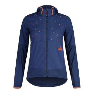 Kurtka skiturowa damska Maloja WinterflowerM. Niebieskie kurtki Maloja, na zimę, xl, bez wzorów, bez kaptura, narciarskie. Za 589,99 zł.