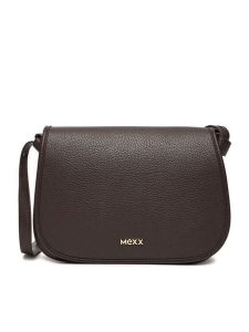 MEXX Torebka C-MEXX-L-022-08 Brązowy. Brązowe listonoszki Mexx, bez wzorów, z materiału, bez dodatków. Za 199,99 zł.
