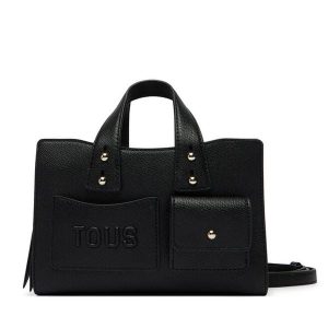 Torebka TOUS. Czarne kuferki Tous, bez wzorów, bez dodatków. Za 899,99 zł.