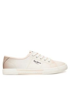 Pepe Jeans Tenisówki Brady Colors W PLS31600 Różowy. Czerwone trampki Pepe Jeans, bez wzorów, z jeansu, bez zapięcia. Za 139,99 zł.