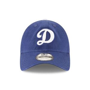 Czapka z daszkiem New Era MLB Los Angeles Dodgers. Niebieskie czapki New Era, bez wzorów, z bawełny. Za 148,50 zł.