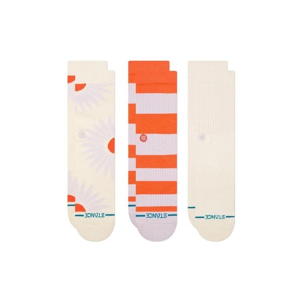 Skarpety damskie Stance Prowess Crew 3 Pack. Brązowe skarpetki Stance, bez wzorów. Za 93,99 zł.