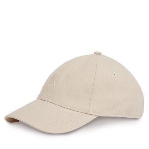 Czapka z daszkiem Calvin Klein. Brązowe czapki Calvin Klein, bez wzorów. Za 119,99 zł.