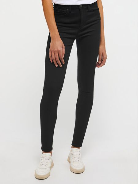 Mustang Jeansy Georgia 1013575 Czarny Super Skinny Fit. Czarne jeansy Mustang, bez wzorów, z bawełny. Za 195,99 zł.
