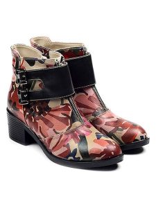 Goby Botki ze wzorem rozmiar: 40. Botki Goby, bez wzorów, z materiału, z okrągłym noskiem, bez obcasa, bez zapięcia. Za 347,99 zł.