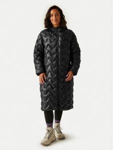 Regatta Płaszcz zimowy Cambrie II RWN312 Czarny Regular Fit. Czarne płaszcze Regatta, na zimę, bez wzorów, z syntetyku, bez kaptura. Za 369,99 zł.
