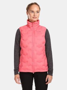 Kilpi Kamizelka pikowana "Nai" w kolorze jasnoróżowym rozmiar: 44. Różowe kamizelki Kilpi, bez wzorów, bez kołnierzyka, bez ramiączek, bez kaptura. Za 217,99 zł.