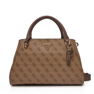 Torebka Guess. Czerwone kuferki Guess, z aplikacjami, bez dodatków. Za 269,99 zł.