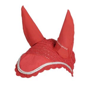 Czapka z muchą dla koni Equestro SS00207. Szare czapki EQUESTRO, bez wzorów, z bawełny. Za 78,70 zł.
