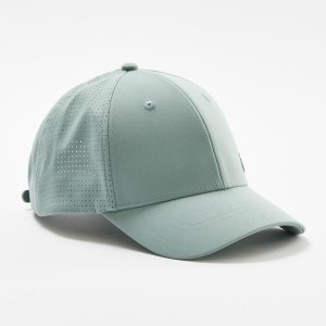 Czapka z daszkiem Artengo TC 900 rozmiar 58. Zielone czapki ARTENGO, bez wzorów, z materiału, sportowe. W wyprzedaży za 34,99 zł.