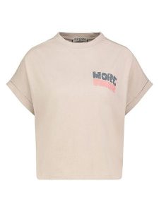 Eight2Nine Koszulka w kolorze beżowym rozmiar: XL. Brązowe bluzki Eight2Nine, xl, bez wzorów, z bawełny, bez kołnierzyka, bez ramiączek. Za 43,99 zł.