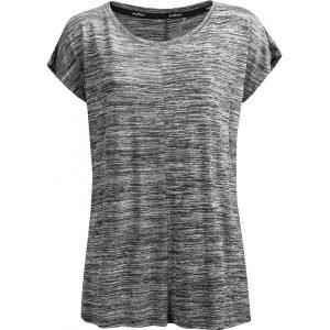 T-shirt damski TSD627 - czarny melanż - Outhorn. T-shirty marki Outhorn. Za 49,99 zł.
