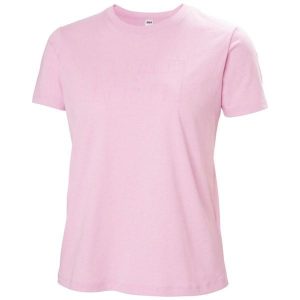 T-shirt damski Helly Hansen Tech Logo. Czerwone t-shirty Helly Hansen, bez wzorów, bez kołnierzyka, bez ramiączek. Za 195,00 zł.