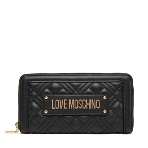 Portfel LOVE MOSCHINO. Czarne portfele LOVE MOSCHINO, bez wzorów. Za 349,99 zł.