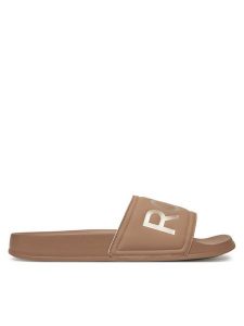 Roxy Klapki ARJL100679 Brązowy. Brązowe klapki Roxy, bez wzorów, z syntetyku, bez obcasa. Za 89,99 zł.