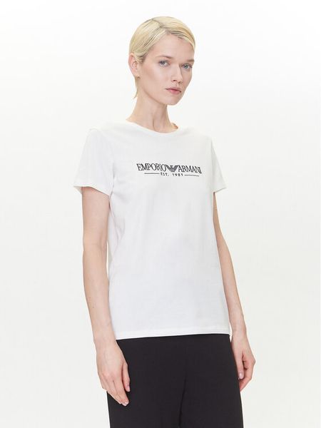 Emporio Armani Underwear T-Shirt EW000408 AF10881 U1131 Biały Regular Fit. Białe t-shirty Emporio Armani Underwear, l, bez wzorów, z bawełny, bez kołnierzyka, bez ramiączek. Za 119,99 zł.