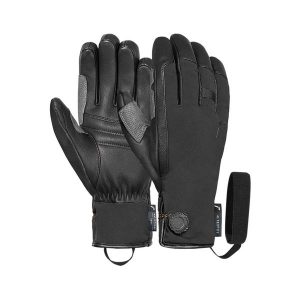 Rękawice narciarskie Reusch Explorer Fidlock R-Tex® XT. Czarne rękawiczki REUSCH, bez wzorów. Za 439,99 zł.