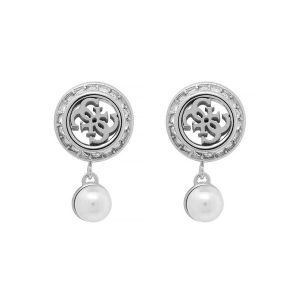 Kolczyki Guess. Szare kolczyki Guess, srebrne. Za 249,99 zł.