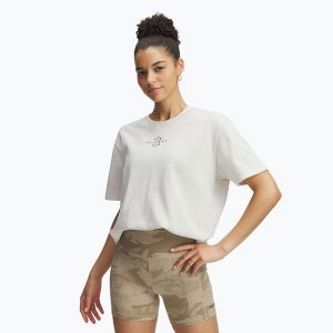 Koszulka damska Under Armour Project Rock Campus. Czarne koszulki sportowe Under Armour, bez wzorów, bez ramiączek. Za 159,99 zł.