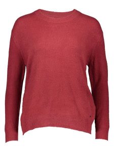 Pepe Jeans Sweter w kolorze czerwonym rozmiar: M. Czerwone swetry oversize Pepe Jeans, m, bez wzorów, z jeansu, bez ramiączek. Za 192,79 zł.