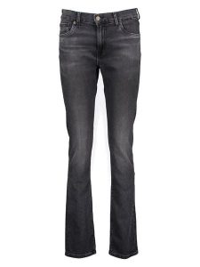 Pepe Jeans Dżinsy - Slim fit - w kolorze czarnym rozmiar: W28/L32. Czarne jeansy Pepe Jeans, z aplikacjami, z jeansu, z podwyższonym stanem. Za 233,95 zł.