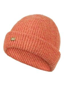 TicketWOMAN Czapka w kolorze pomarańczowym rozmiar: onesize. Pomarańczowe czapki TicketWOMAN, z aplikacjami, prążkowane. Za 78,99 zł.