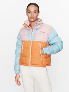 Columbia Kurtka zimowa Pike Lake™ II Cropped Jacket Pomarańczowy Regular Fit. Brązowe kurtki Columbia, na zimę, l, bez wzorów, z syntetyku, bez kaptura. Za 399,99 zł.