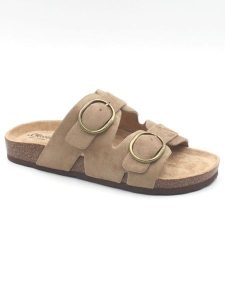 S.Oliver Klapki w kolorze beżowym rozmiar: 38. Brązowe klapki s.Oliver, bez wzorów, z otwartym noskiem, bez obcasa. Za 122,96 zł.