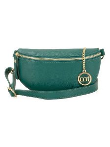 Mia Tomazzi Skórzana saszetka "Perugino" w kolorze zielonym - 23 x 13 x 2 cm rozmiar: onesize. Zielone nerki i saszetki Mia Tomazzi, bez wzorów, z materiału. Za 166,10 zł.
