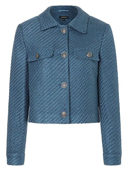 More & More Kurtka koszulowa w kolorze niebieskim rozmiar: 36. Niebieskie kurtki More & More, bez wzorów, bez kaptura. Za 183,15 zł.