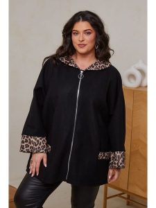 Curvy Lady Kurtka przejściowa w kolorze czarnym rozmiar: 48/50. Czarne kurtki Curvy Lady, bez wzorów, bez kaptura. Za 127,95 zł.
