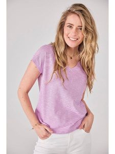 LIEBLINGSSTÜCK Koszulka "Calena" w kolorze jasnoróżowym rozmiar: 4XL. Różowe bluzki LIEBLINGSSTÜCK, xl, bez wzorów, bez kołnierzyka, bez ramiączek. Za 144,92 zł.