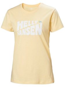 Helly Hansen Koszulka funkcyjna "F2F Cotton Tee 2.0" w kolorze żółtym rozmiar: L. Żółte spodnie dresowe Helly Hansen, l, bez wzorów, z bawełny. Za 74,81 zł.