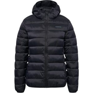 Damska kurtka puchowa Hummel Lightweight. Czarne kurtki Hummel, bez wzorów, z puchu, bez kaptura. Za 344,50 zł.
