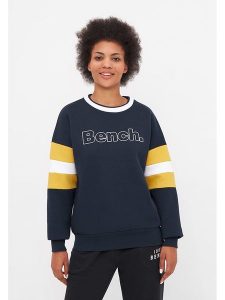 Bench Bluza "Hendra" w kolorze granatowym rozmiar: 44. Niebieskie bluzy Bench, bez wzorów, bez kaptura. Za 92,64 zł.