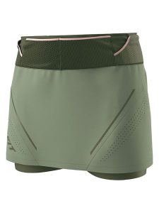 DYNAFIT Spódnica funkcyjna 2w1 "ULTRA" w kolorze khaki rozmiar: M. Brązowe spódnice Dynafit, m, bez wzorów, sportowe. Za 219,60 zł.
