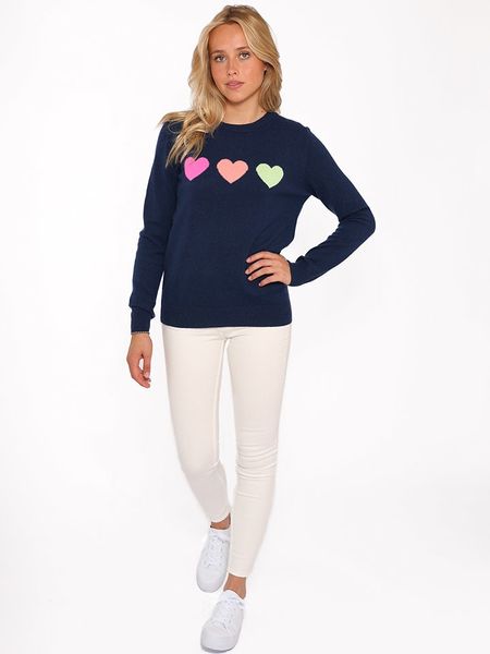 Zwillingsherz Kaszmirowy sweter w kolorze granatowym rozmiar: S. Niebieskie swetry oversize Zwillingsherz, s, bez wzorów, z kaszmiru, bez ramiączek. Za 381,24 zł.