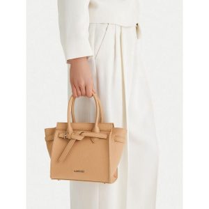 Torebka Lasocki. Brązowe torebki klasyczne Lasocki, bez wzorów, bez dodatków. Za 199,99 zł.