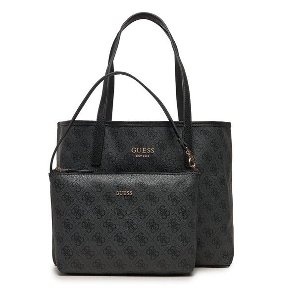 Torebka Guess. Czarne torebki klasyczne Guess, z aplikacjami, bez dodatków. Za 259,99 zł.