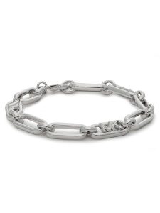 Michael Kors Bransoletka MKJ828500040 Srebrny. Szare bransoletki Michael Kors, metalowe. Za 379,99 zł.