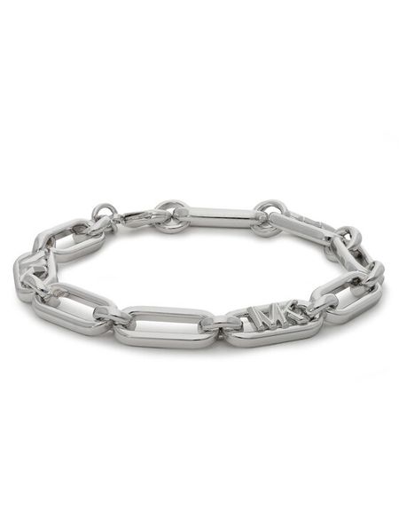 Michael Kors Bransoletka MKJ828500040 Srebrny. Szare bransoletki Michael Kors, metalowe. Za 379,99 zł.