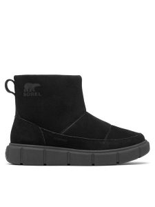 Sorel Śniegowce Explorer™ III Slip-On Wp 2077971010 Czarny. Czarne buty zimowe Sorel, ze skóry, bez obcasa, bez zapięcia. Za 339,99 zł.