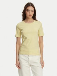 Tatuum T-Shirt Kiri 1 T2505.111 Żółty Regular Fit. Żółte t-shirty Tatuum, s, bez wzorów, z bawełny, bez kołnierzyka, bez ramiączek. Za 59,99 zł.